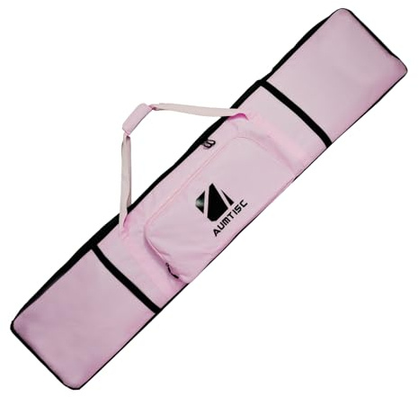 AUMTISC Snowboard Tasche, wasserdichte Reise-Snowboardtasche für Flugreise Fliegen, Ski Reisetaschen für Snowboard, (Rosa, Für-155CM)