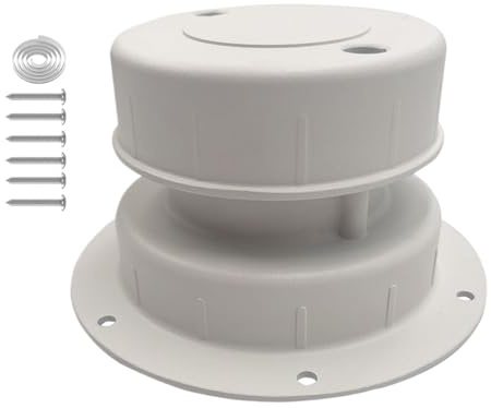 Ahuuen Hottes De Ventilation pour Toiture De Caravane,Couvercle D'Évent Toit Camping-Car Et Conduites Évacuation - Accessoires Extérieurs de Ventilation pour Road Trip Camping Parc Extérieur