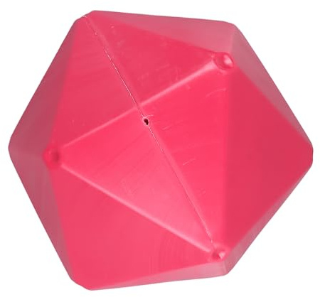 Chrees Langlebiger, Langsam Fressender Leckerbissenball für Pferde, Lustiges Polygon-Design, Futterspender für Geistige und Körperliche Stimulation, Geeignet für Pferdetraining, Spielen