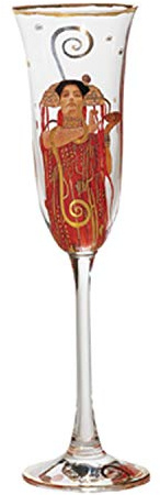 Goebel Gustav Klimt Sektglas DIE Medizin H. 24cm Gold Artis Orbis