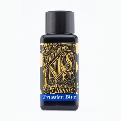 Diamine Prussian Blue Bottled Ink, 30ml