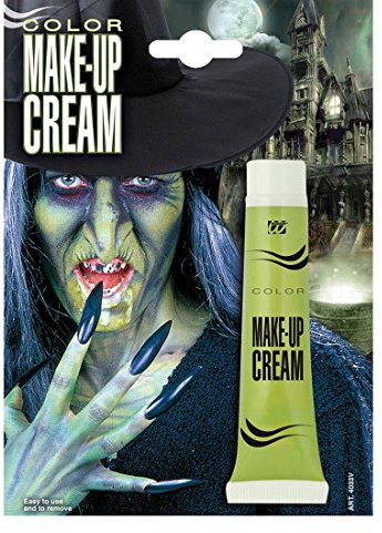 NET TOYS Theater Make Up Schminke grün in der Tube Theaterschminke Faschingsschminke Karnevalsschminke Monster