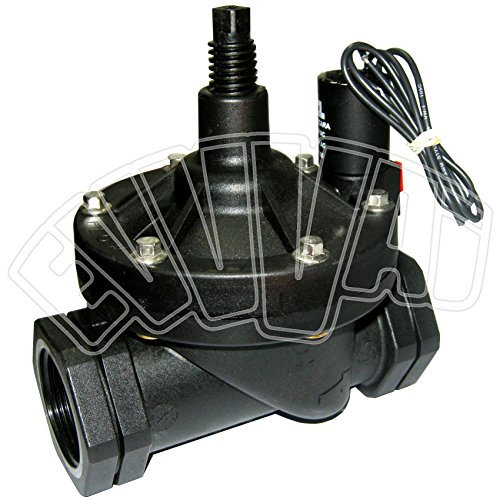 ELETTROVALVOLA 2 - 24V NYLON CON REGOLATORE DI FLUSSO IRRIGAZIONE GIARDINO
