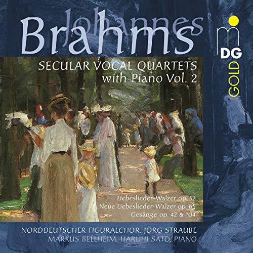 Brahms, Secular Vocal Quartets With Piano, Vol.2 (Sacd)