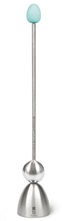Take 2 Clack Retro Egg Topper, Stainless Steel, Pink, Stainless Steel, mint, 29 x 4.5 x 29 cm