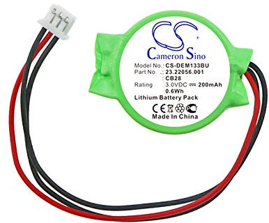 CS-DEM133BU Batterie 200mAh Compatible avec [Dell] Inspiron 1270, Inspiron 1271, 1318, 1520, 1521, 1720, 1721, Vostro 1400, Vostro 1500, XPS 1318, XPS M1330, M1340 remplace 23.22056.001, CB28