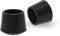 Flyshop Lot de 4 Embouts Ronds antidérapants en Caoutchouc synthétique pour Pieds de Chaise 30 mm, 3,0 cm de diamètre, Noir