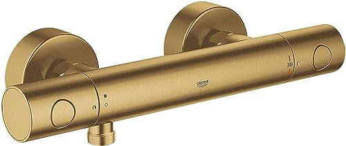 Grohe Grohtherm 1000 - Cosmopolitan M Thermostat Shower Viewed Brushed Cool Sunrise