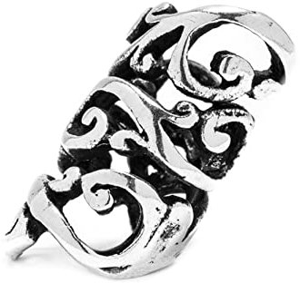 Windalf Haar & Bartschmuck Clara 20 mm Bohemia Spiralen Ornamentik Mittelalter Schmuck 925 Sterlingsilber
