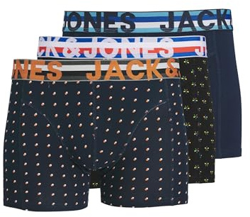 JACK & JONES 3er Pack Herren Unterhosen Shorts Boxershorts Trunks