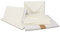 10x Faltkarten SET DIN A6/C6 mit Brief-Umschlägen in Natur-Weiß - inklusive Einleger - 14,8 x 10,5 cm - Premium Qualität - FarbenFroh