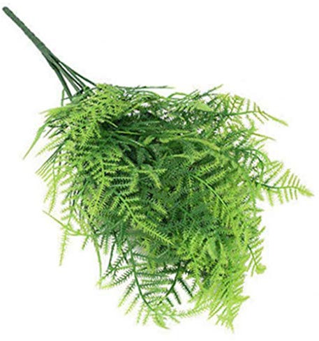 CULER Außen Artificial Spargel Farn Pflanze grüne Pflanze Dekoration für Home Store Greenery Grass