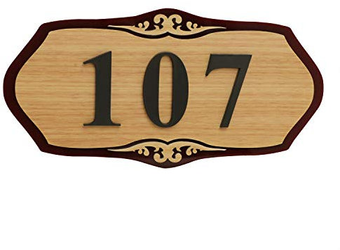 Zimmernummer Personalisierte Hausnummer Acryl Türschild Selbstklebend Türnummer Mit Wunschnummer Aufkleber Straßenschild Adressschild Benutzerdefiniertes Hausschild für Tür Zuhause Hotel Apartment