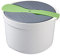 Dramir Mikrowelle Reiskocher, 2L Rice Cooke Multifunktionaler Kochgeschirrdampfer mit Siebdeckel und zweischichtigem Dampftopf für das Kochen in der Küche zu Hause