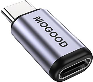 MOGOOD USB C Männlich an weiblichem Adapter, USB C Verlängerung Unterstützung von 100W schneller Aufladung 40 Gbit/s Datenübertragung 8K@60Hz Videoausgabe für USB4, Thunderbolt 4/3, Laptop, Dampfdock