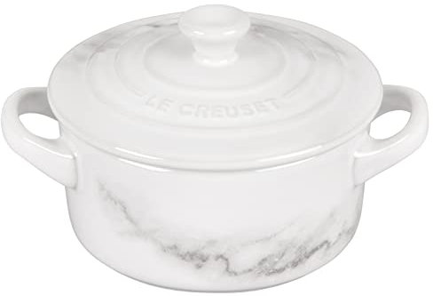 Le Creuset Cerámica de 226.8 g. Mini redonda, colección Marble Cocotte