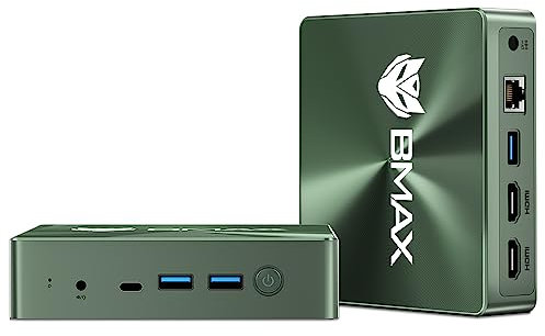 BMAX Mini Pc Win-11 Pro 16GB LPDDR4 1TB NVME SSD Intel Core i7-1060NG7 B6Power bis zu 3,8GHz, 4 Kerne, 8 Threads, erweiterbare SSD, HDMI*2/USB* 3/ Wi-Fi 6/2.4+5G/BT4.2 NVME_2280 x2