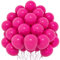Ballons Roses, 50 Pièces Ballons Rose Vif de 12 Pouces, Ballon Pink Foncé Mat pour Femmes Filles Enfants pour Thème Rose Fête d'anniversaire Remise des Diplômes Baby Shower Mariage Décoration