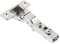 GTV - SILENTO PRO Hydraulikscharnier | Mittelanschlag ohne Montageplatte | exzentrischer Tiefenverstellarm | Sharnier mit Silent-Close-Funktion