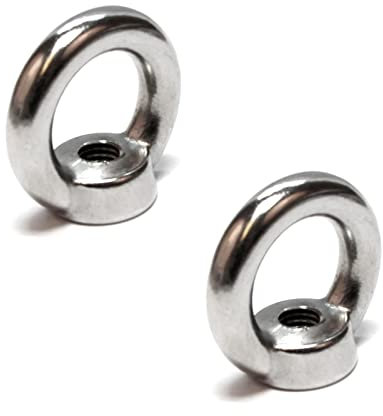 PRIOstahl® RINGMUTTER Edelstahl V4A Ringbolzen Ringschrauben | M10-2 Stück