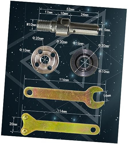 Gadpiparty 5pcs Electric Drill Adapter Connecting Rod Angle Converter for Manual Electric Drill Cutting Accessories Fits Power Tools