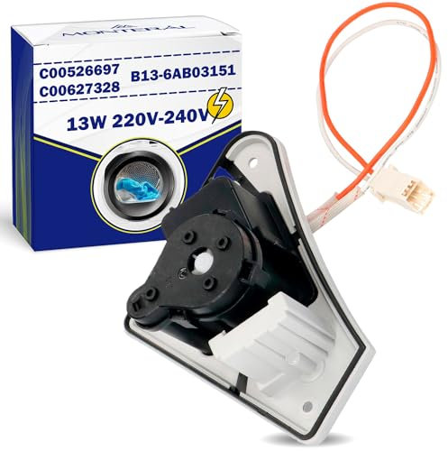 Pompa di Scarico della Condensa per Asciugatrici 13W 220V-240V con Codice Originale 488000526697 488000627328 C00526697 C00627328 per Whirlpool B13-6AB03151 per HANYU - Garanzia di 10 Anni - MONTERAL