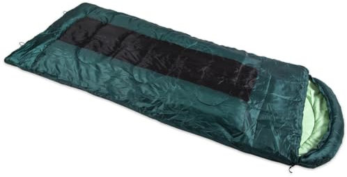 Skoda 6U0069621 Schlafsack Decke 2-in-1 Camping, grün/schwarz