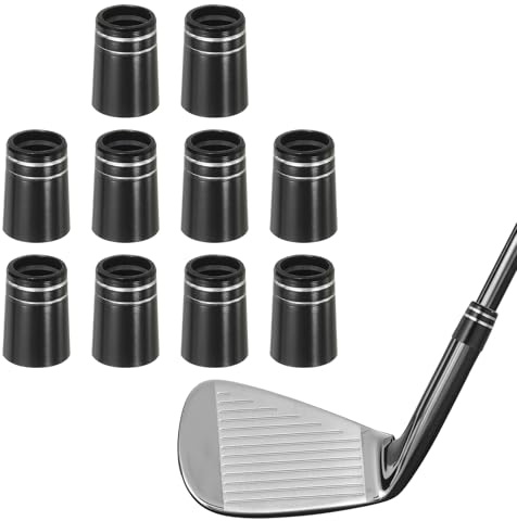 PATIKIL Golf Ferrules, Tapered Golf Club Ferrules Golf Shaft Ferrules with Dual Chrome Ring for Taper Tip Iron Wedge Shaft