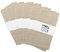 RANJIMA Stoffservietten Leinenservietten, Dinner Stoffservietten Baumwolle, 6er Set Servietten Stoff Leinen Tuch, Abwaschbare Servietten für Vatertag Muttertag Party Hochzeiten (Beige)