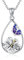 HUKKUN Hibiskus Kette Silber 925 Hibiskusblüten Anhänger Schmetterling Halskette Hibiskus Schmuck Damen
