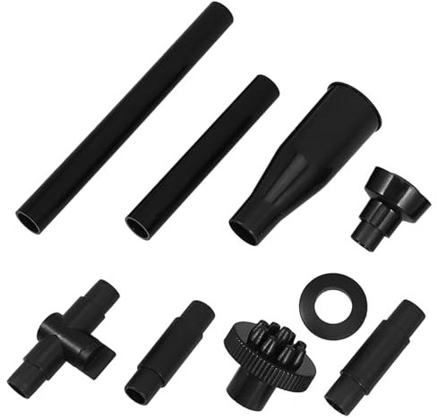 KITANDOVE 9 Pièces Accessoires pour Aquariums Filtres De Bassin pour Bassins Extérieurs Têtes De Buses De Fontaine Buses De Fontaine à Eau Buses Hydroponiques Pièces De Fontaine Black Abdos