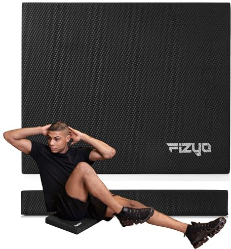 Fizyo Almohadilla de equilibrio premium, almohadilla de equilibrio antideslizante, espuma suave estabilizadora para yoga, fitness, pilates, equilibrio, cojín de coordinación