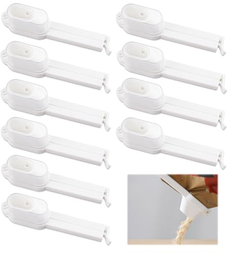Bag Clips with Pour Spout, Bag Spout Clip Sealing Clip with Pour Spout, Snack Clips with Pour Spout for Liquid, Flour, Snack