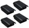 4 Pack Battery Box Battery Cover for Xbox 360 Wireless Controller, Replacement Battery Pack Cover Shell Case Kit for Xbox 360 Controller(Black)