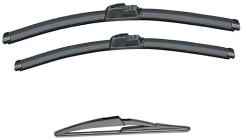 WBLDP-SDGT Escobilla limpiaparabrisas para Nissan Juke 2010-2017 22”+14”+12”, Coche Limpiaparabrisas Delanteros Parabrisas Ventana Juego