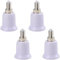 Convertisseur de Douille E14 vers E27,4 Pièces E14 vers E27 Adaptateur de Douille,Convertisseur Douille vers E27,Adaptateur douille de base de lampe