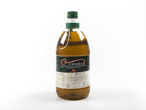 OLIBAÑEZ Aceite de Oliva Virgen Extra – Producto de Jaén España - 100% Picual – Prensado en Frío – Directo del Olivar Familiar (2 Litros)