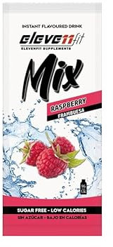 Mix Saborizante - Elevenfit - Pack 24 unidades - Sabor Frambuesa - Mix Saborizante sin azúcar 24x9g
