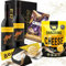 Wine and Chocolate Gift Set – 2x Mini Yellow Tail Shiraz Bottles 187ml with Snacks, Biscuits & Salted Caramel Chocolate – Wine Hamper Gift for Women, Men, Birthdays, Thank You or Congratulations