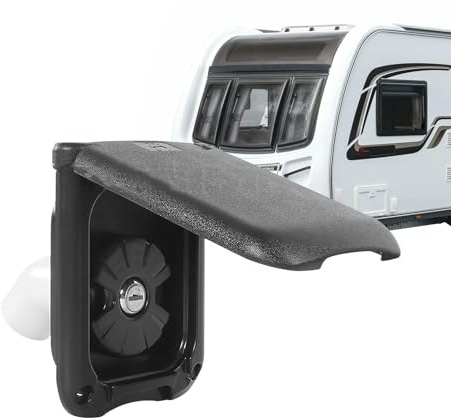 - Water Inlet - Caravan Fitting, Portable Magnetic Square | Multifunctional Water Filler Nozzle with Cover, Multifunctional Part for Motorhomes, Caravans, Boats and