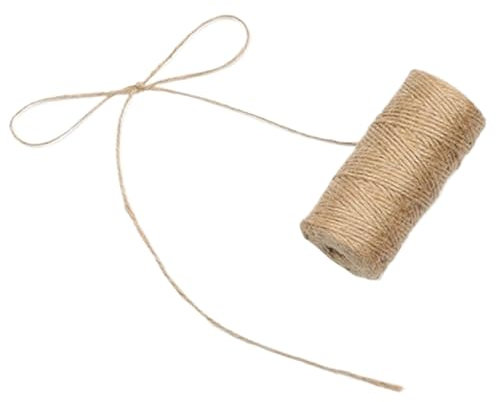 ZBORAVPIX Ficelle， Ficelle de Chanvre 100 mètres 2 mm for Bricolage, décoration et Artisanat