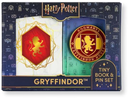 Harry Potter: Gryffindor Tiny Book and Pin Set