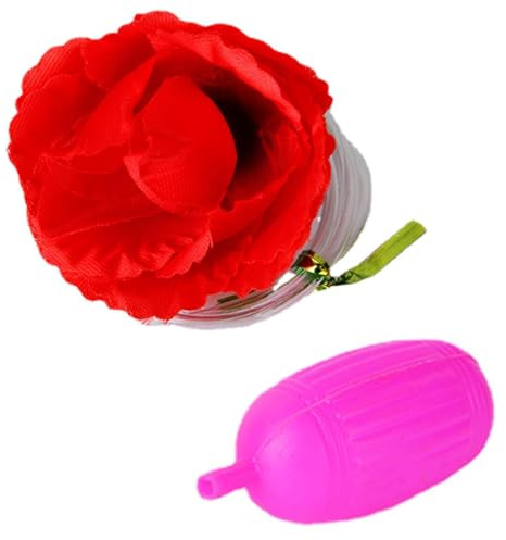 Rosa Scherzartikel - Realistische Rose für Scherzartikel | Scherzspielzeug mit realistischem Design für Partys und informelle Anlässe