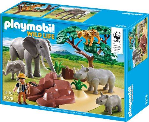 PLAYMOBIL 5275 – Explorateur WWF et Animaux de la Savane Africaine