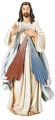 Joseph's Studio Roman – Göttliche Mercy Figur für 15,2 cm große Renaissance-Kollektion, 15,2 cm hoch, Harz und Stein, religiöses Geschenk, Dekoration, Sammlung, langlebig, langlebig