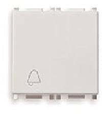 Vimar serie piatta - Pulsante 1 polo 10a campanello 2 modulo bianco