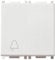 Vimar serie piatta - Pulsante 1 polo 10a campanello 2 modulo bianco
