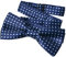Kinderfliege-07, Blau Punkte, XS
