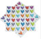 HEKU 243-16 Servietten 20 Stück 3-lagig 33x33cm Motiv: Herzen