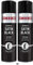 Simoniz Acrylic Satin Black Spray Paint 2x 500ml